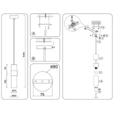 Подвесной светильник Ambrella Light High Light Heigh Light LH55111