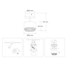 Спот Ambrella Light Techno family TN71282