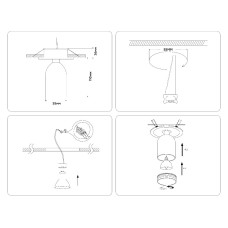 Встраиваемый спот Ambrella Light Move TA1273