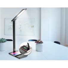 Настольная лампа с беспроводной зарядкой и USB портом Ambrella Light Desk DE582