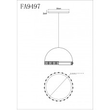 Подвесной светильник Ambrella Light Acrylica FA9497