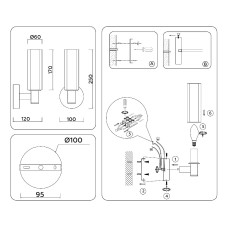 Бра Ambrella Light High Light Heigh Light LH55517