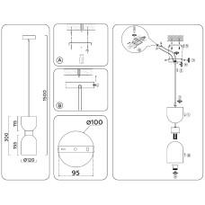 Подвесной светильник Ambrella Light High Light Heigh Light LH56081