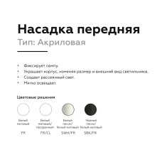 Насадка передняя Ambrella Light DIY Spot N7751