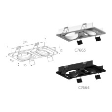 Корпус светильника Ambrella Light DIY Spot C7664