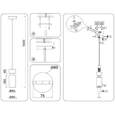 Подвесной светильник Ambrella Light High Light Heigh Light LH56122