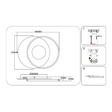 Потолочный светильник Ambrella Light Linetech Comfort FL4788