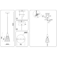 Подвесной светильник Ambrella Light High Light Heigh Light LH58111