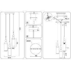 Подвесной светильник Ambrella Light High Light Heigh Light LH55272