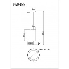 Подвесной светильник Ambrella Light Acrylica FA9488