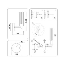 Бра Ambrella Light High Light Modern LH55154