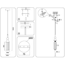 Подвесной светильник Ambrella Light High Light Heigh Light LH55251