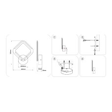 Настенный светильник Ambrella Light Original Acrylica FA8951