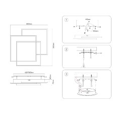 Потолочный светильник Ambrella Light Acrylica Original FA7723