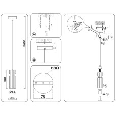 Подвесной светильник Ambrella Light High Light Heigh Light LH56111