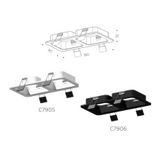 Корпус светильника Ambrella Light DIY Spot C7906