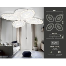 Потолочный светильник Ambrella Light Acrylica Original FA4012