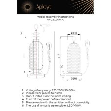 Настольная лампа Aployt Ozeynn APL.332.04.10