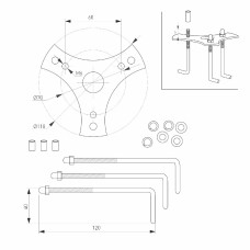 Ландшафтный светильник Arlight LGD-STEM-BOLL-H500-10W Warm3000 (BK, 185 deg, 230V) 046612