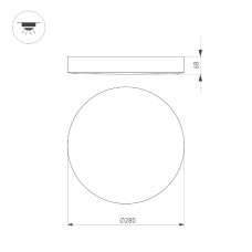 Потолочный светильник Arlight SP-FLOWER-R280-15W Warm3000 049800