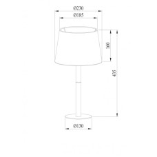 Настольная лампа ARTE Lamp A2102LT-1WH