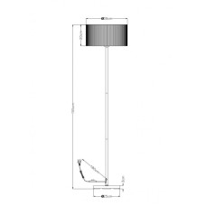 Торшер ARTE Lamp A1021PN-1SS