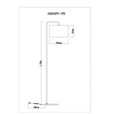 Торшер ARTE Lamp A5024PN-1PB