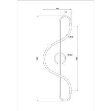 Настенный светильник Arte Lamp Klimt A2850AP-13PB