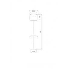 Торшер ARTE Lamp A2102PN-1WH