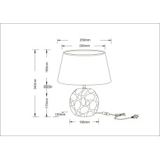 Настольная лампа Arte Lamp Poppy A4063LT-1CC