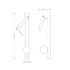 Бра Arte Lamp Joseph A2172AP-2BK