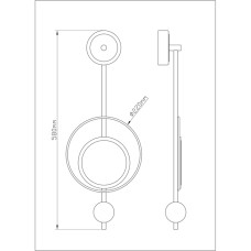 Настенный светильник Arte Lamp Polaris A2604AP-7GO