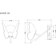 Настенный светильник Arte Lamp Darcy A2187AP-1GO