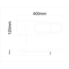 Настенный светильник Arte Lamp Lucas A2602AP-10BK