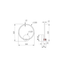 Настенный светильник Arte Lamp Errai A2195AP-1BK