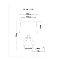 Настольная лампа ARTE Lamp A5059LT-1PB