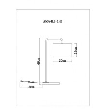 Настольная лампа ARTE Lamp A5024LT-1PB