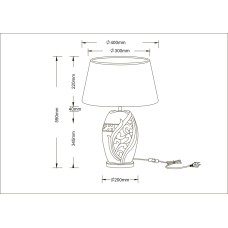 Настольная лампа Arte Lamp Ruby A4064LT-1BR