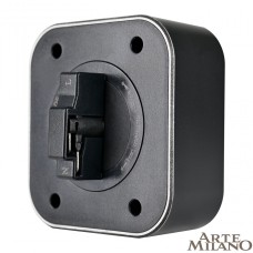 Трековая подсветка Arte Milano Am-track-sockets 380022TLS/LWS Black