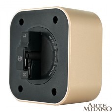 Трековая розетка Arte Milano Am-track-sockets 380022TS/ES Gold