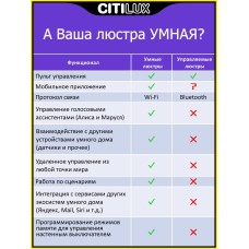 Потолочный светодиодный светильник Citilux Старлайт Смарт CL703A103G