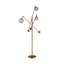 Торшер DeLight Collection Globe Mobile KG0965F-3 brass