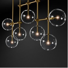 Потолочный светильник Delight Collection Globe Mobile KG0835P-7A brass