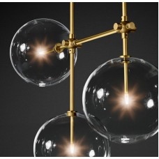 Потолочный светильник Delight Collection Globe Mobile KG0835P-7A brass