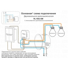 Wi-Fi реле Denkirs RL1002-SM