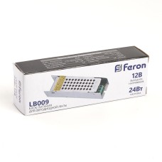 Трансформатор для светодиодной ленты Feron LB009 24Вт 12В IP20 48006