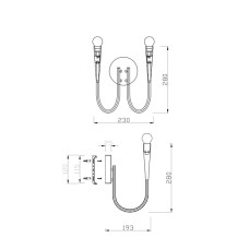 Бра Freya Branches FR5253WL-02N