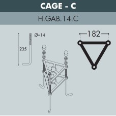 Парковый фонарь Fumagalli Globe G30.202.R30.AYF1R