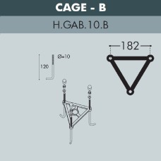 Парковый светильник Fumagalli Globe G30.157.S30.BZF1RDN