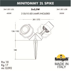 Грунтовый светильник Fumagalli 3M1.001.000.WXU2L